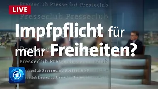 Impfpflicht für mehr Freiheiten? | ARD-Presseclub