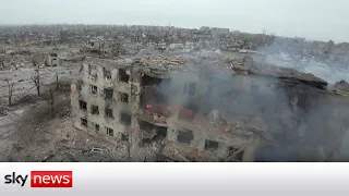 Ukraine War: Drone footage shows Marinka devastation