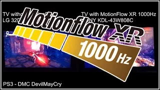 MotionFlow XR : TV With MF and Without MF