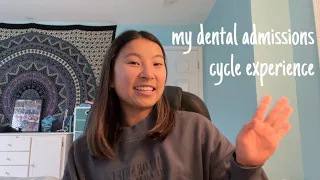 My Dental School Application Journey || 2023-2024