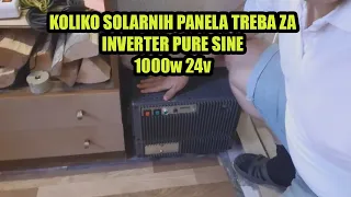 Koliko Treba Solarnih Panela za Inverter od 1000w 24v