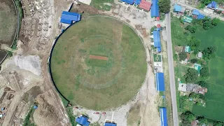 GAUTAM BUDDHA INTERNATIONAL CRICKET STADIUM | DRONE VIDEO | UPDATE | DHURMUS SUNTALI FOUNDATION