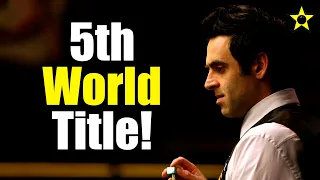 When Ronnie O'Sullivan Won his Fifth World Title!