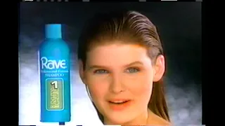 Rave shampoo commercial 1989