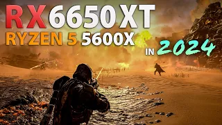 RX 6650 XT + Ryzen 5 5600X in 2024 | Test in 22 Games