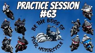 Practice Session #63 - Advanced Slow Speed Motorcycle Riding Skills (With CHAPTERS)