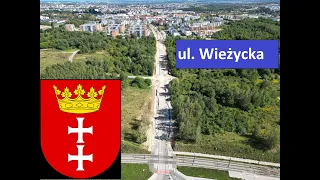 Gdańsk, ul. Wieżycka - łącznik między ul. Lawendowe Wzgórze a Ujeściskiem