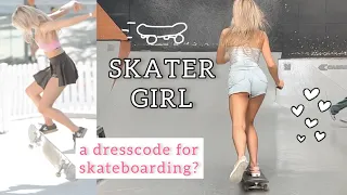 SKATERGIRL life| a dresscode for skateboarding?? | skatevibes