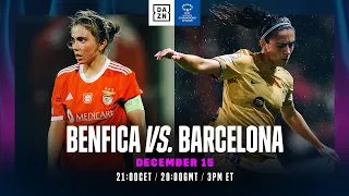 Benfica vs. Barcelona | UEFA Women's Champions League 2022-23 Matchday 5 Full Match