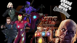 Avengers VS Thanos  GTA San  mod new Avengers Endgame 2020