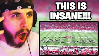 Brit Reacts To Ohio State Marching Band Video Game Half Time Show