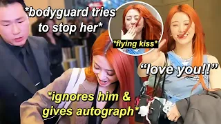 how Yunjin treats her fans in America gets VIRAL