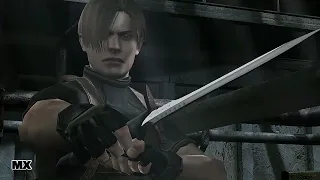 Resident Evil 4 HD Leon VS Krauser (Escena Español) HD 1080p