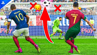 Ronaldo and MBAPPE  spoil the penalty 😱😱😱  Epic Penalty Shootout in Portugal vs. France
