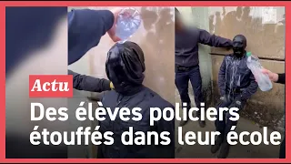 Les images choc d'un simulacre de noyade dans une école de police