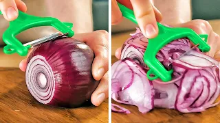 How to Peel And Cut Fruits And Vegetables 🍎🥝🥦