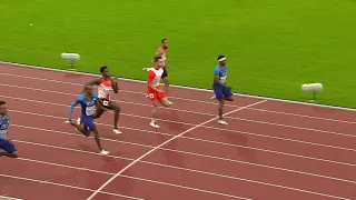 100m Men, The match Europa vs USA, Minsk 2019