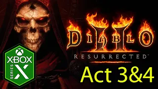 Diablo 2 Resurrected Xbox Series X Gameplay Livestream [Coop] [Walkthrough Act 3 & Act 4]