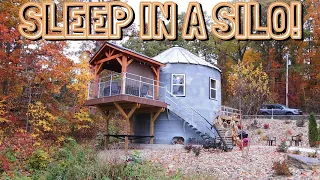 This GRAIN BIN Airbnb Is CRAZY! | A Truly UNIQUE Rental!