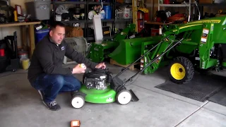 How to repair lawn mower in 5 minutes!  Quick Fix.  Lawn-Boy won't start.