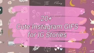 20+ CUTE INSTAGRAM GIFS/STICKERS SEARCH IDEAS 2020 FOR IG STORIES