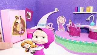 МИНИ комната для МАШИ своими руками Маша и медведь DIY Miniature dollhouse~Masha (Masha and the Bear