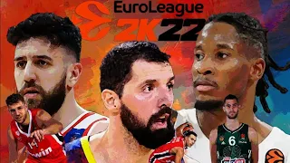 How to download the EUROLEAGUE roster on NBA 2K22 (Greek)