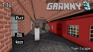 Granny 3: Granny 3 Train Escape | Minecraft Gameplay