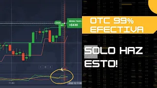 Probando estrategia 5-0 opciones binarias OTC 99% efectiva.