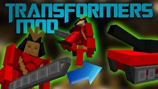 Minecraft Mods | TRANSFORMERS MOD | Jets, Tanks & More! | Transformers in Minecraft (Mod Showcase)