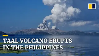 Thousands ordered to flee after Taal volcano in Philippines belches ash and gas