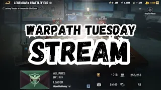 Warpath 10.0 - Thursday stream: Let's see the matchmaking