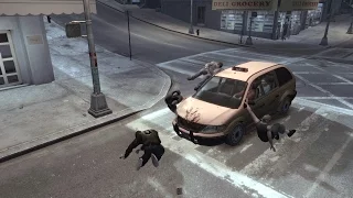 GTA IV - Funny moments, deaths and glitches 3