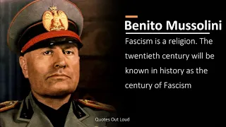 Benito Mussolini - Quotes (Audio)