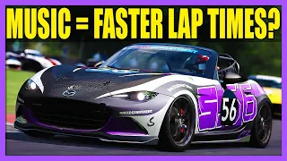 Can music make you a FASTER SIM RACER & IMPROVE LAP TIMES (sim racing tips)