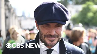 David Beckham joins crowd waiting in line for hours to pay respects to Queen Elizabeth II