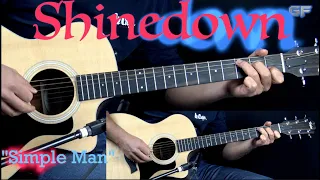 Shinedown (Lynyrd Skynyrd) - "Simple Man" - Rock Acoustic Guitar Lesson (w/Tabs)