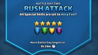 Empires & Puzzles - 5* Raid Tournament - Rush Attack Day 2