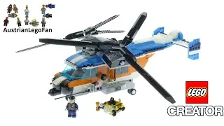 Lego Creator 31096 Twin-Rotor Helicopter - Lego Speed Build Review