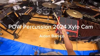 POW Percussion 2024 Xylophone Headcam | Aidan Banico
