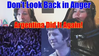 Couple First Reaction To - Oasis: Don't Look Back in Anger [Live]