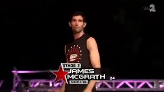 James McGrath at the Japan Finals Stage 3 - American Ninja Warrior 2011