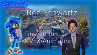 SONIC MOVIE: Ben Schwartz Nominated for Best VFX/Animation! - Sonic Movie News