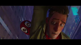 Miles Morales meets Peter Parker - Graveyard Escape - Spider-Man 2018