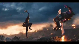 Capitão América Levanta O Martelo De Thor, Thanos vs Capitão América | Vingadores: Ultimato