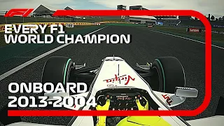 Every F1 World Champion Onboard 2013-2004 | #AssettoCorsa