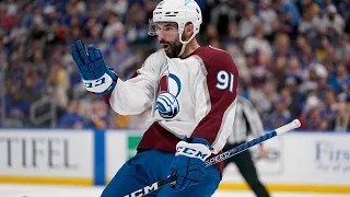 Nazem Kadri's hat trick powers Avalanche past Blues in Game 4