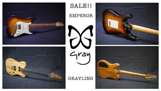 Gray Guitars: SALE!! Imperial Range Emperor model in 3-tone Sunburst