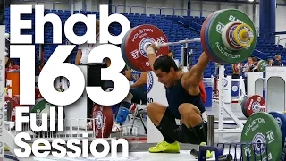 Mohamed Ehab 163kg PR Snatch Full Session 2015 World Weightlifting Championships