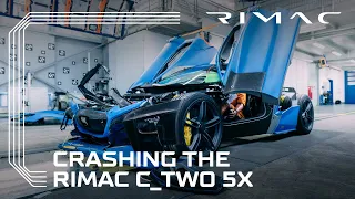 CRASHING THE RIMAC NEVERA HYPERCAR 5X